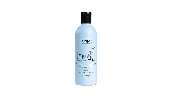 ziaja jeju young skin black shower gel 300ml