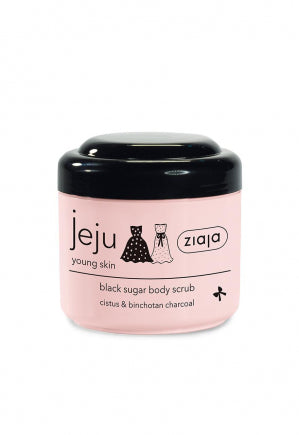 ziaja jeju young skin black sugar body scrub 200ml