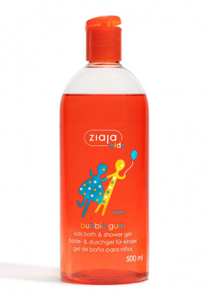 ziaja kids bubble gum bath & shower gel 500ml