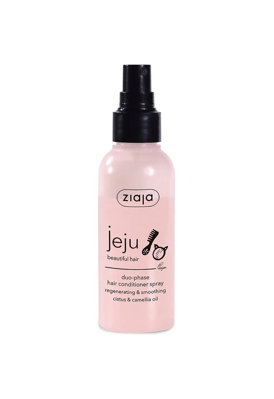 ziaja jeju young skin duo-phase hair conditioner spray 125ml