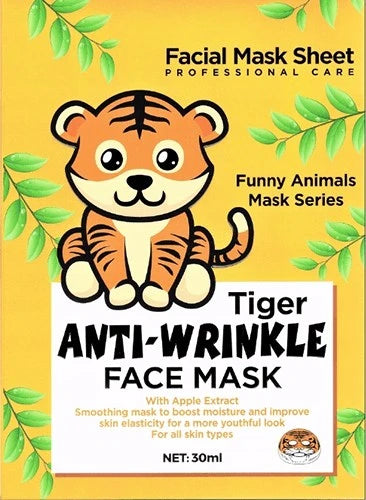 Tiger anti-wrinkle face mask