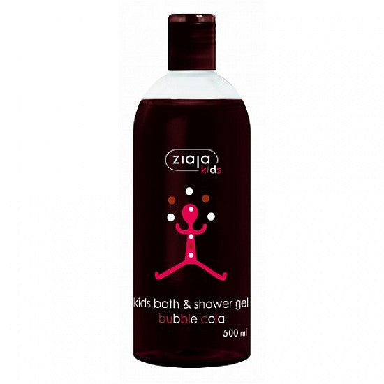 ziaja kids bubble cola bath & shower gel 500ml