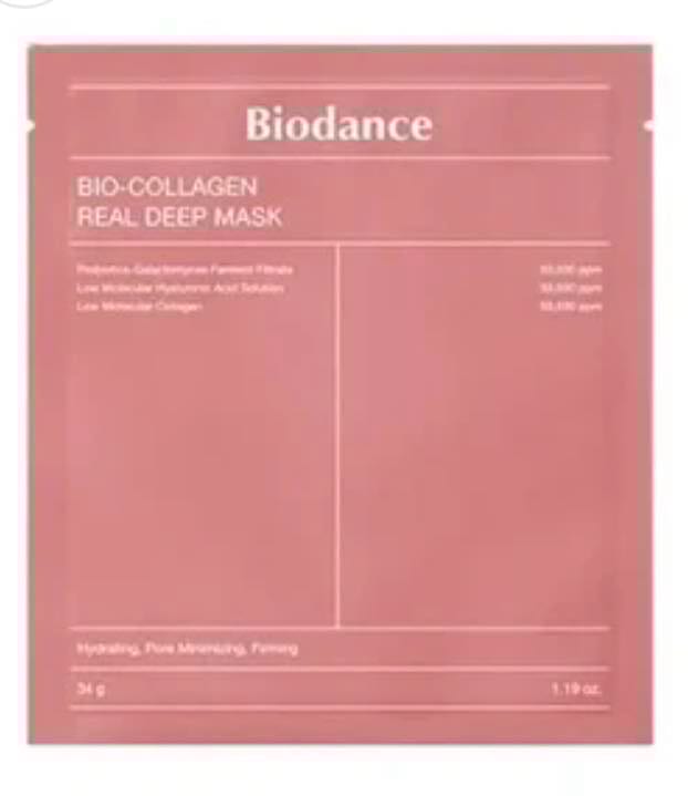 Biodance Bio-Collagen Real Deep Mask - Ενυδατική μάσκα για σύσφιξη, λάμψη