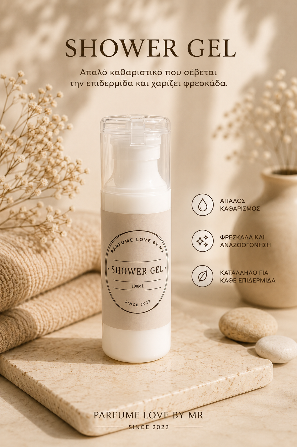 SHOWER GEL 100ml Φυσικά-Παιδικά