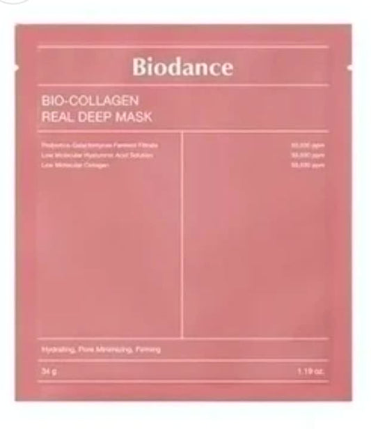 Biodance  Bio-Collagen Real Deep Mask - Ενυδατική μάσκα για σύσφιξη, λάμψη
