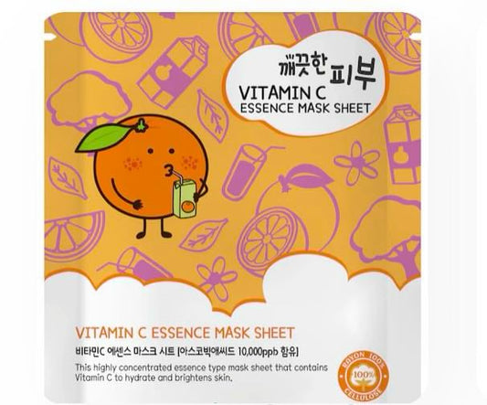 Esfolio  Pure Skin Vitamin C Essence Mask Sheet - Μάσκα με Βιταμίνη C