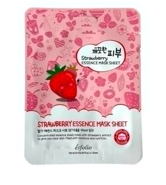 Esfolio  Pure Skin Strawberry Mask Sheet - Ενυδατική και θρεπτική μάσκα