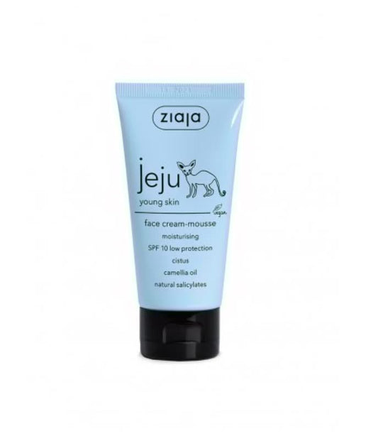 ziaja jeju young skin face mousse