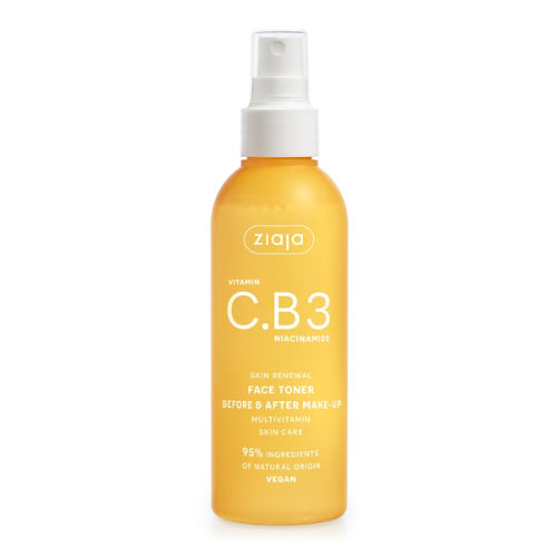 ziaja C.B3 face toner before & after make-up 190ml